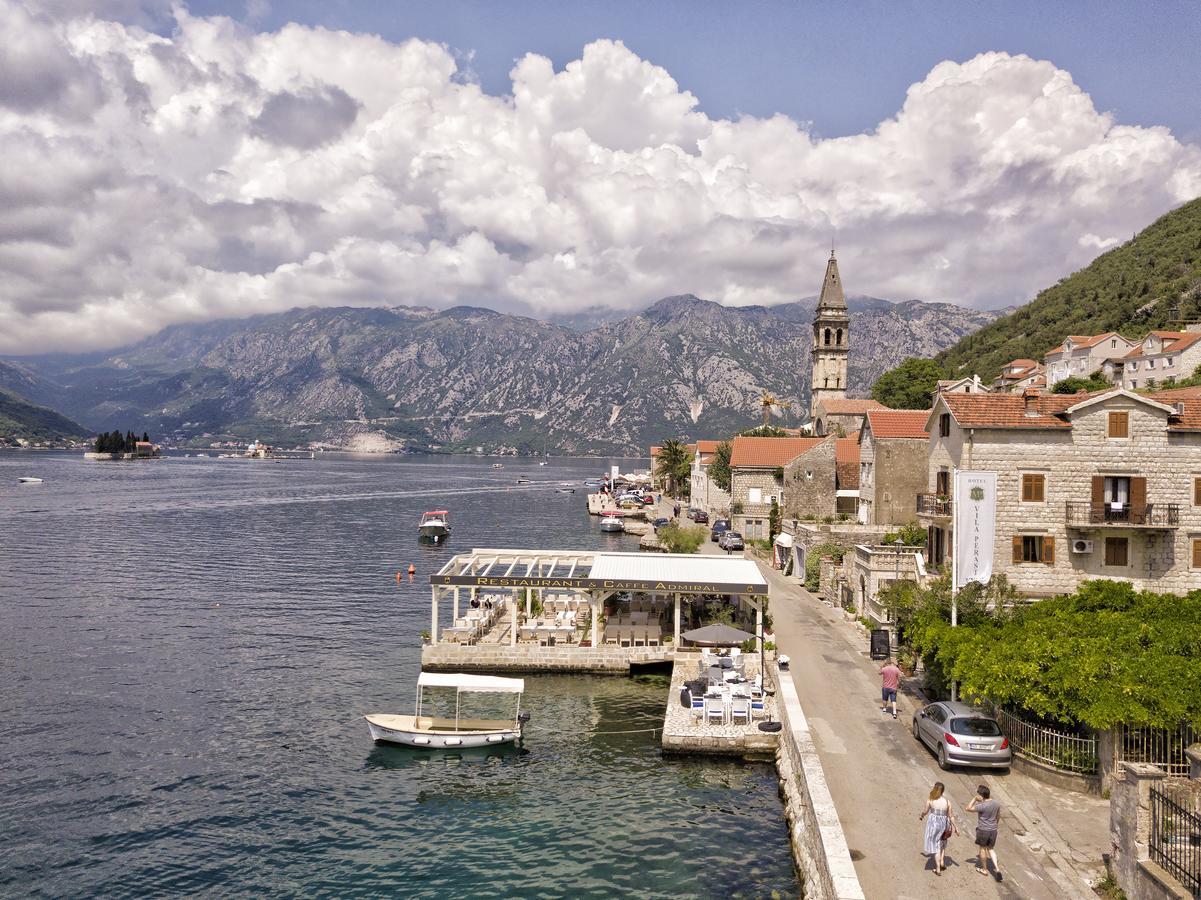 Hotel Admiral Perast Bagian luar foto